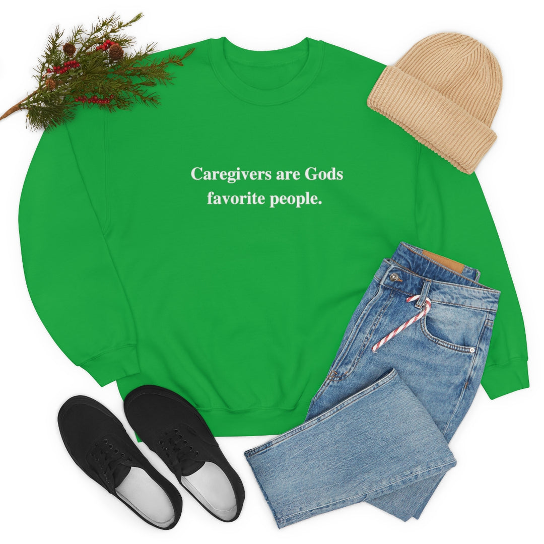 'Caregivers are Gods Favorite People' Crewneck