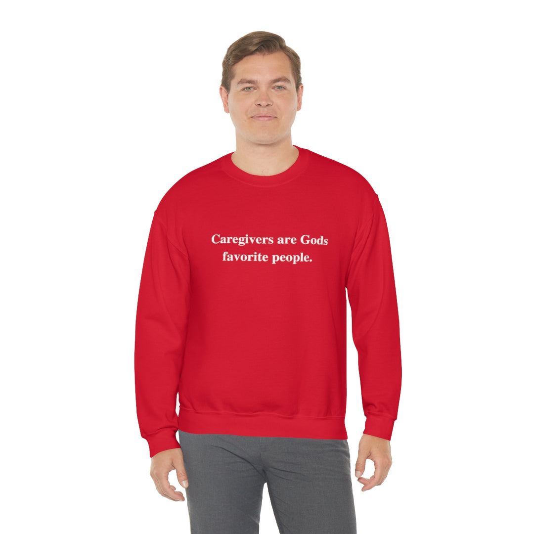 'Caregivers are Gods Favorite People' Crewneck