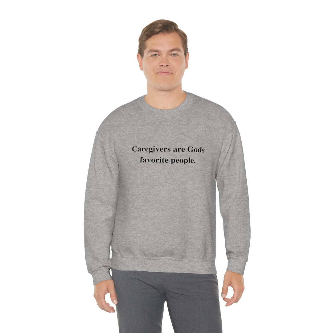 'Caregivers are Gods Favorite People' Crewneck